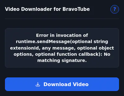 Bravotube Video Downloader browser extension screenshot 6